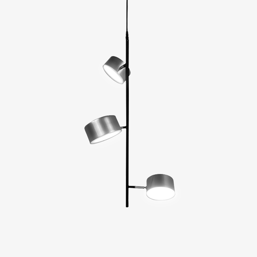 Lustre Golden Art Nell 3 Focos Led 6 watts 3000K Bivolt 780x450mm T8800V-3