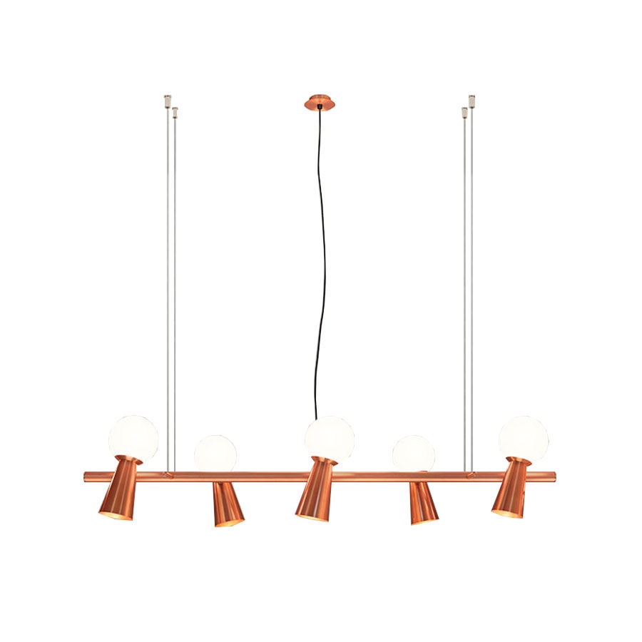 Pendente TKS Pion 5L G9 + 5L Dicróica 1150x260x2000mm 1795