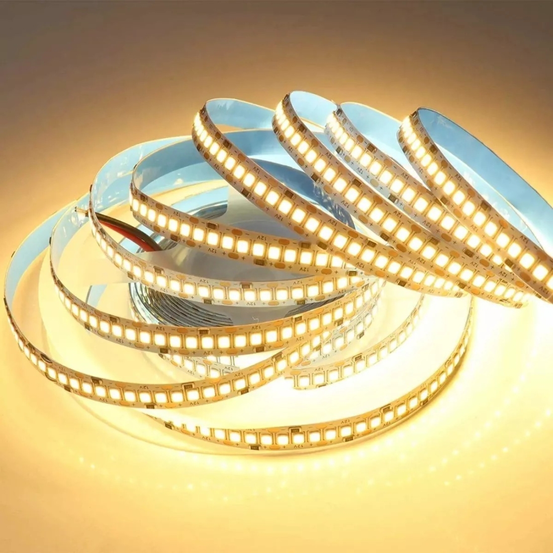  Fita LED Lumanti 24w/mt 240 leds IP20 10mm 12V 3000K IRC80 2760 lumens (Rolo 5 metros) F12S3281