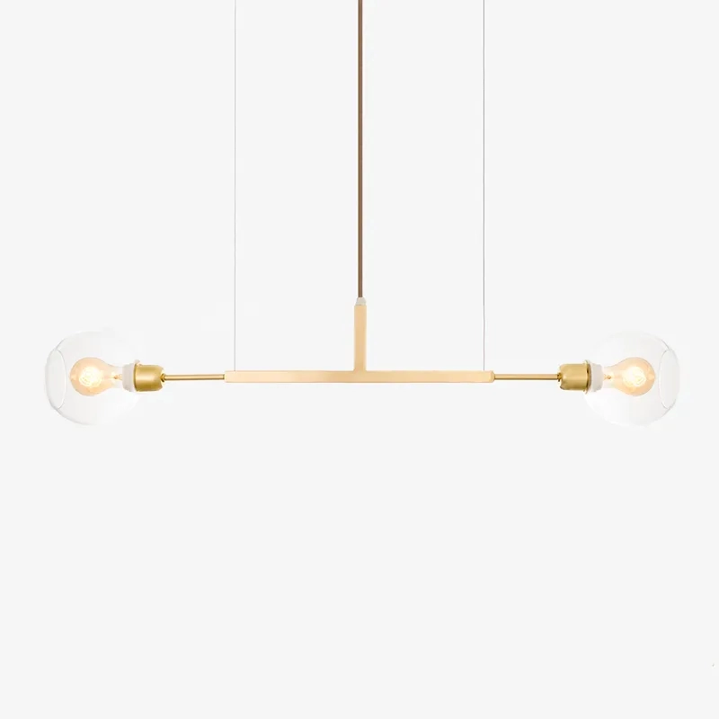 Lustre Golden Art Due 70 Horizontal 2L E27 1000mm T2270VPI
