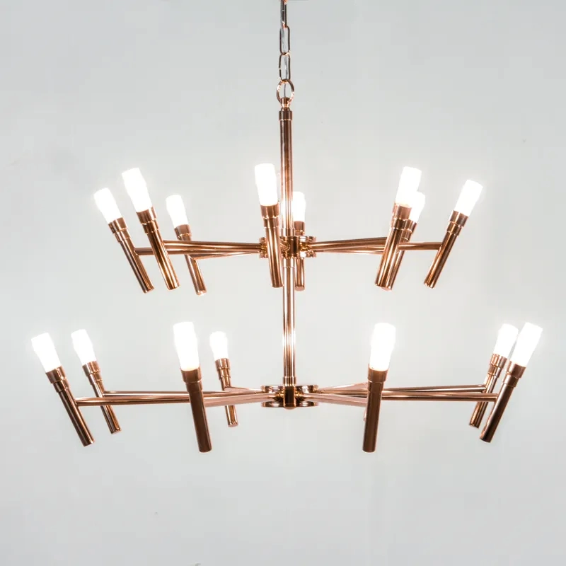 Lustre Golden Art Montana 16 Braços 16L G9 Ø800mm T1072-16PI