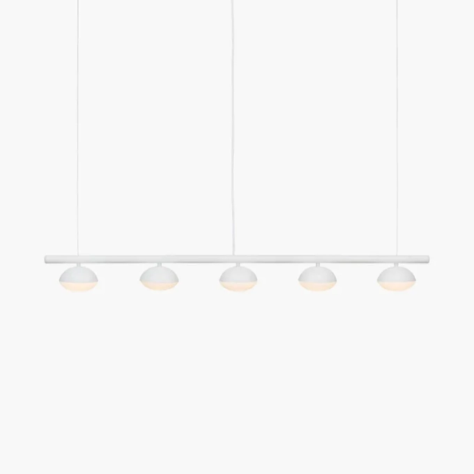Pendente Golden Art Avelã Vertical 5 Led 3 Watts 3000K Bivolt 1200mm T1800-5PI