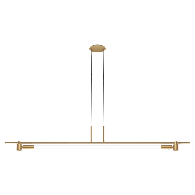 Pendente TKS Sabre 1L Tubolar Led 1200mm T8  1600x200mm 2033