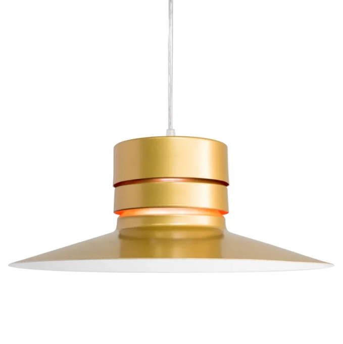 Pendente Golden Art Berlim 1L E27 Ø400x150mm T291PI
