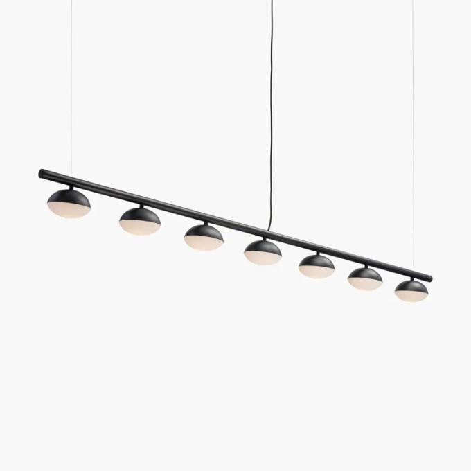 Pendente Golden Art Avelã 7 Led 3 Watts 3000K Bivolt 1700mm T1800-7PI