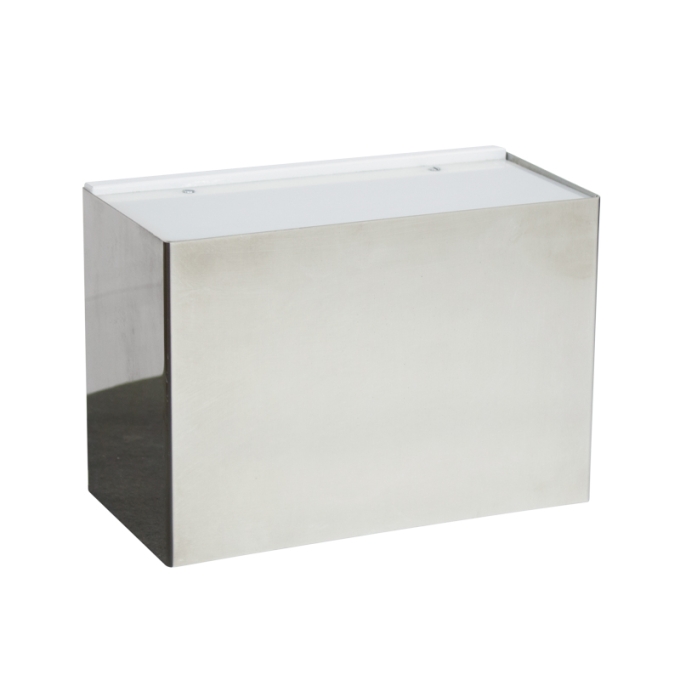Arandela Golden Art Retangular 2 Faixos de Luz 1L E27 200x100x140mm P345-20PI