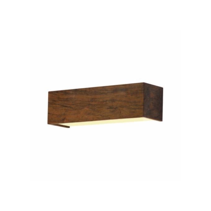 Arandela Fox Lustres Clean Madeira e Acrílico 2L E27 150x400mm AR34