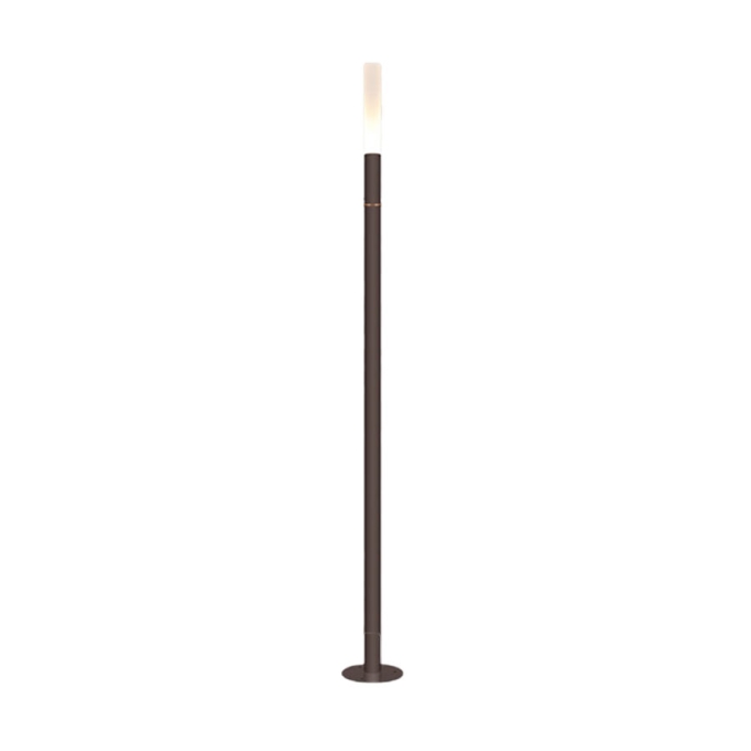 Poste Balizador TKS Pipe Piles M Com Base 1L Mini Dicroica MR11 38x107x1000mm 1333