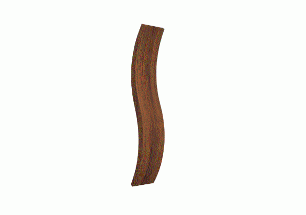 Arandela Fox Lustres Led Madeira 58 watts 3000K 1200x400x150mm AR39