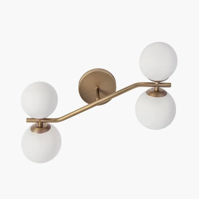 Arandela Golden Art Escorregador 4L G9 370mm P1865-4PI