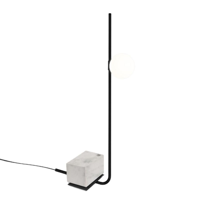 Abajur TKS Lani Marmore Globo Ø100mm 1L G9 410x90x150mm 3517