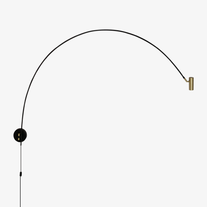 Arandela Golden Art Grayce Arco 1L GU10 1500mm P2160A-150PI