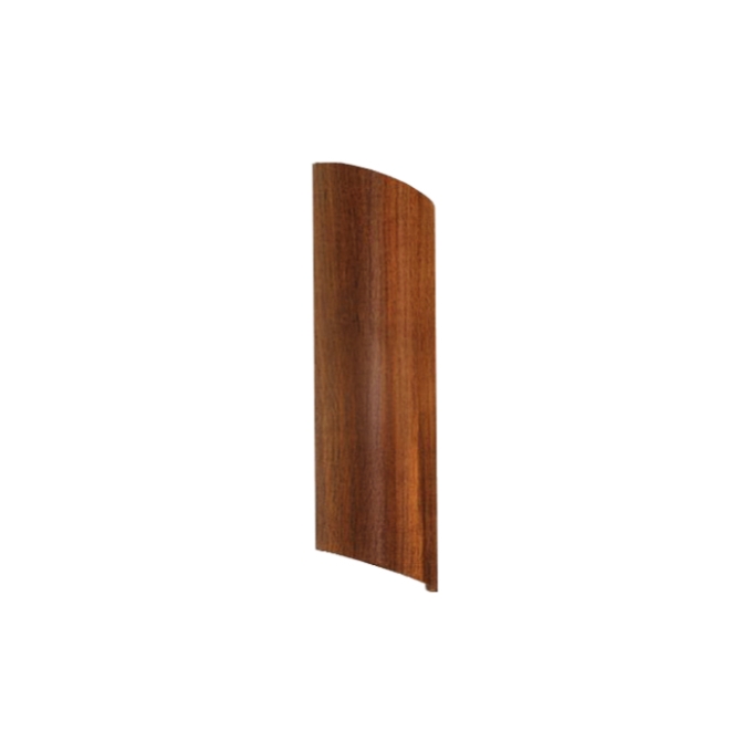 Arandela Fox Lustres Angular Madeira 2L E27 550x170x90mm AR65