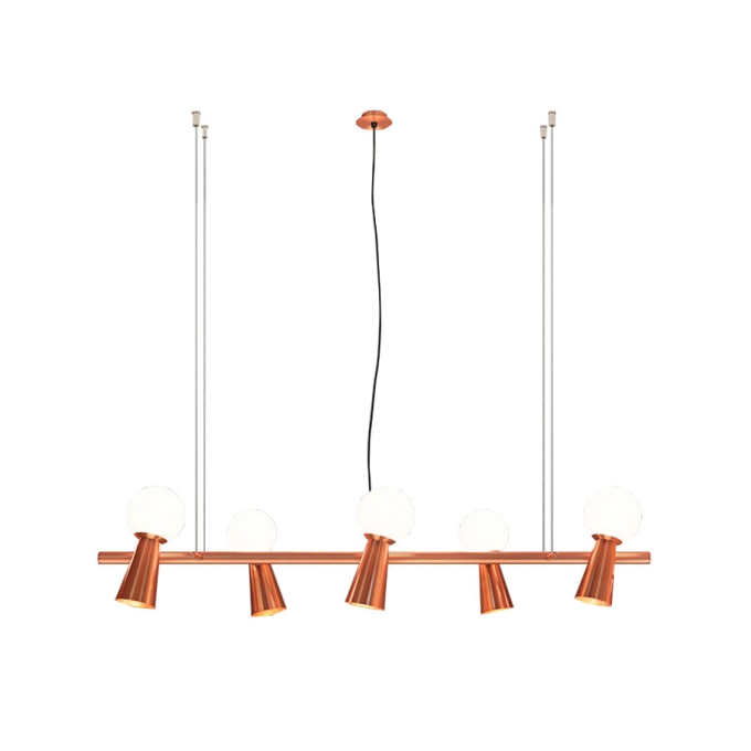 Pendente TKS Pion 5L G9 + 5L Dicróica 1150x260x2000mm 1795