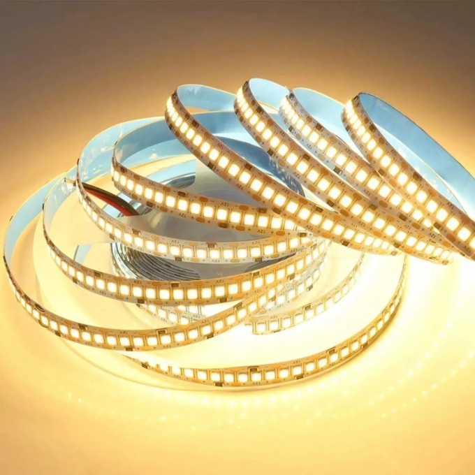 Fita LED Lumanti 24w/mt 240 leds IP20 10mm 12V 3000K IRC80 2760 lumens (Rolo 5 metros) F12S3281