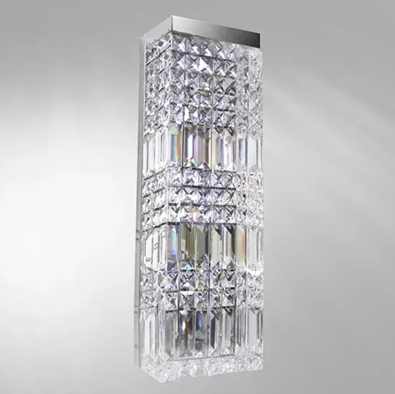 Arandela Golden Art Laila Retangular 1L G9 500x150x100mm P923LT