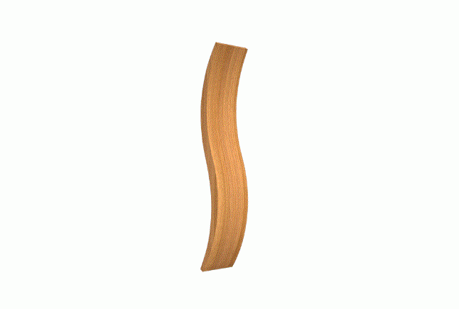 Arandela Fox Lustres Led Madeira 58 watts 3000K 1200x400x150mm AR39