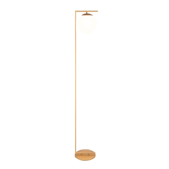 Coluna de Chão TKS Mahina Globo Ø200mm 1L E27 230x1530mm 3008