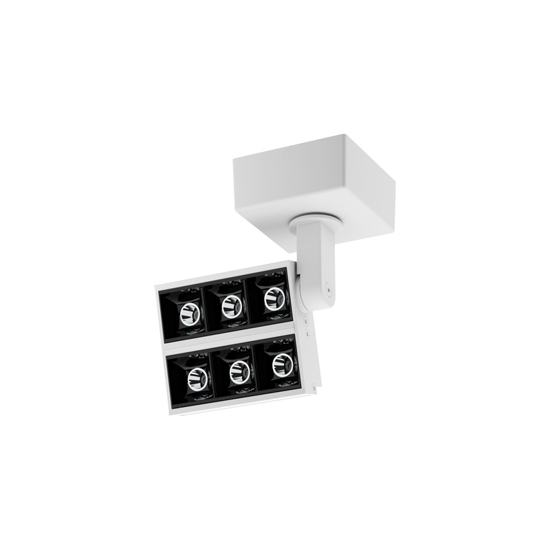 Projetor de Sobrepor Interlight Picco Duplo 14 watts IRC95 Bivolt 84x74mm 2286
