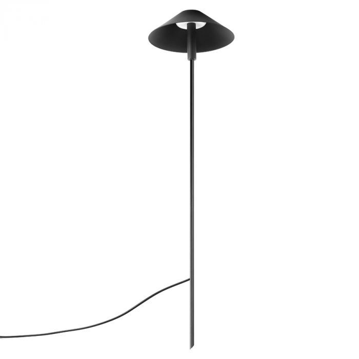 Balizador Spotline Tano Preto 12 watts Bivolt 800x140x140mm 1103/1