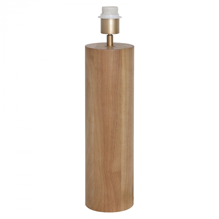 Base de Abajur Casual Light Studioluce Indira Madeira 1L E27 400xØ120mm BA019MD