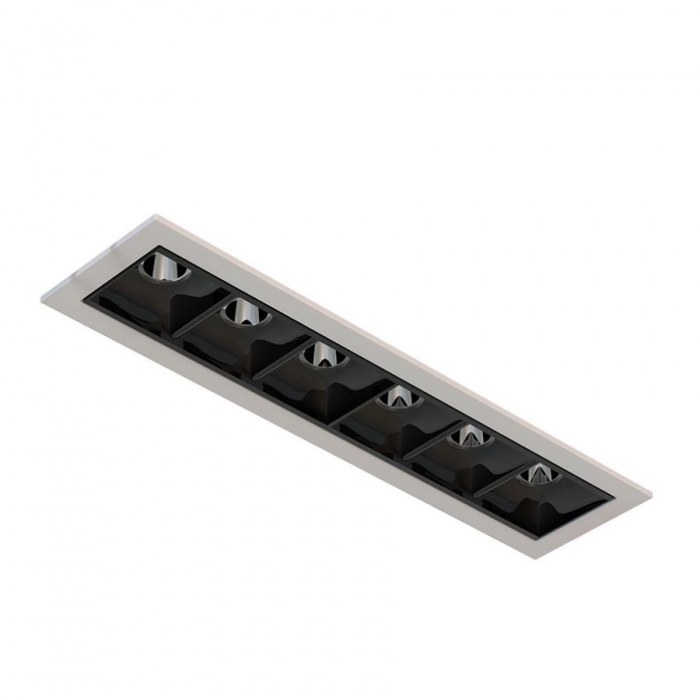 Luminária de Embutir Interlight Picco Pro 14 watts IRC95 Bivolt 174x45x34mm 4493