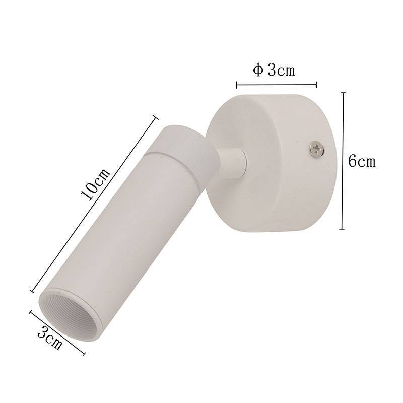 Spot Sobrepor Nordecor Blet 5 watts 24° IP20 3000K Branco Bivolt Ø30x100mm 6143