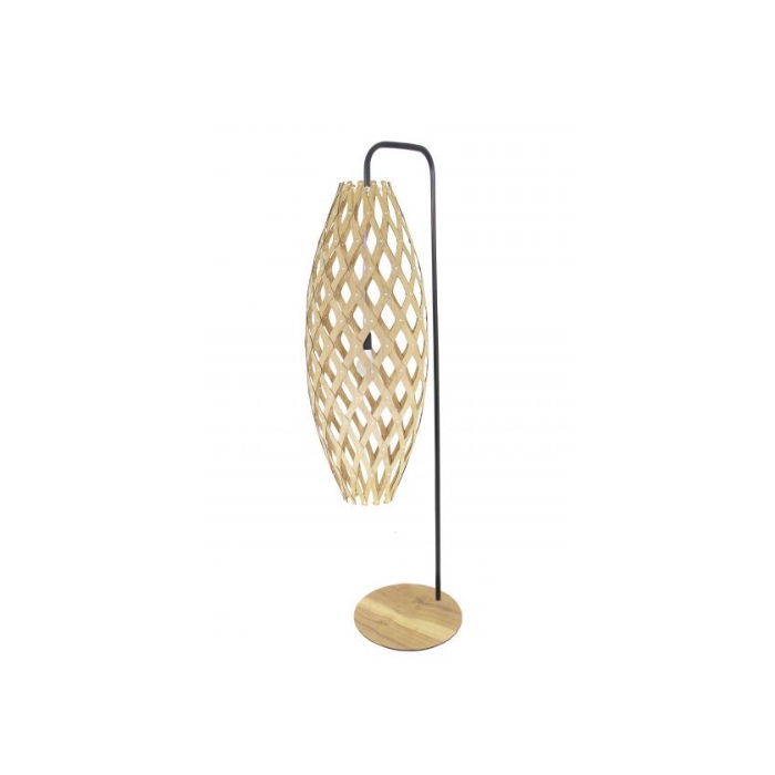 Luminária de Chão Fox Lustres Raizen Madeira 1L E27 1600X360X450mm 5425