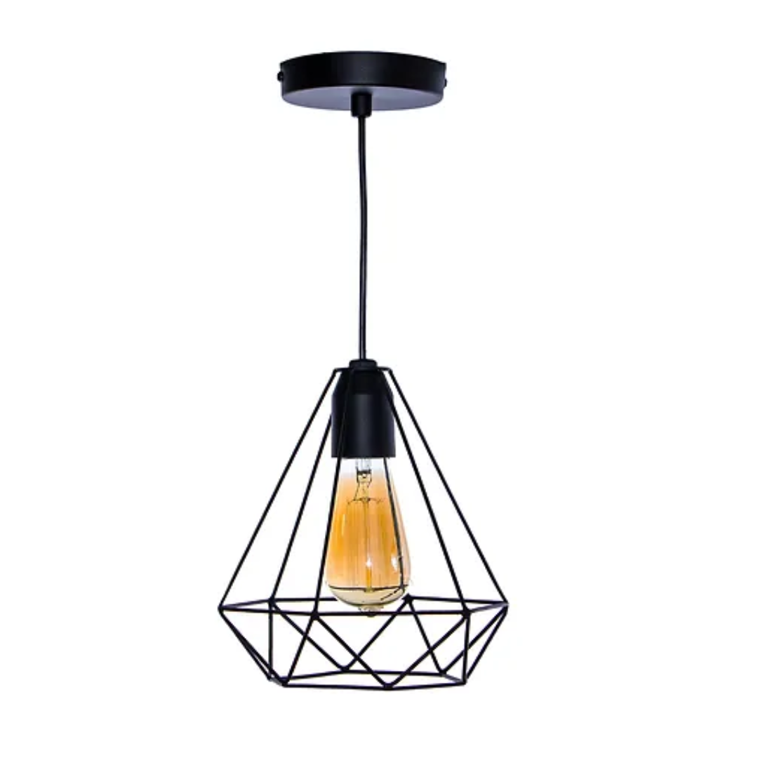 Pendente Aramado Belly Iluminação Diamante 1L E27 PD-357