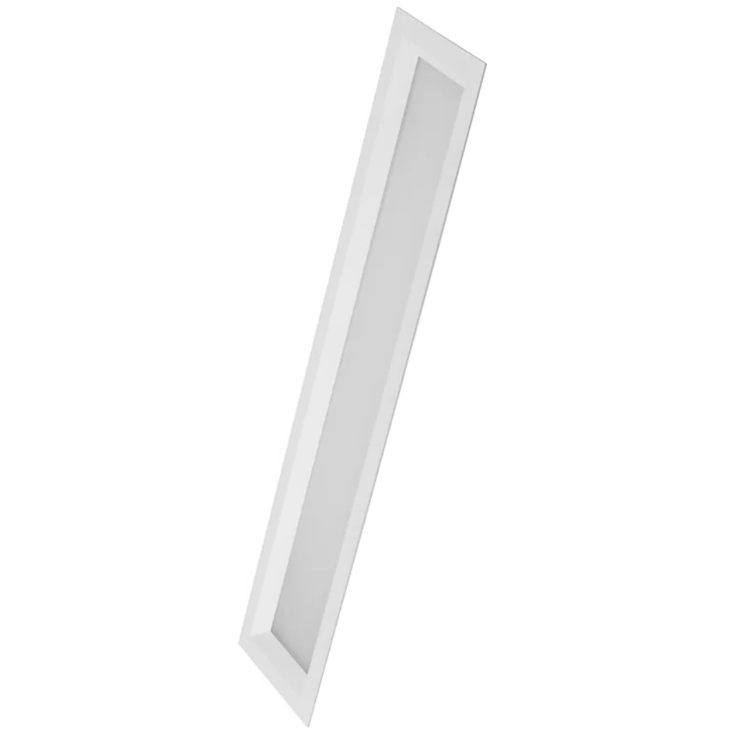 Luminária Retangular Embutir Slim Recuada Belly Iluminação 2L T8 1200mm L-300/4