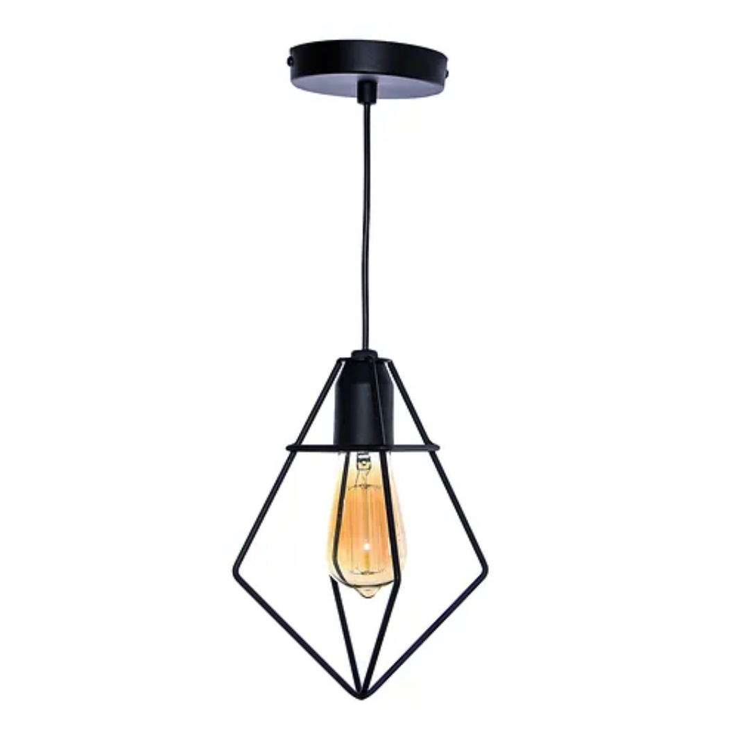Pendente Aramado Belly Iluminação Losango 1L E27 PD-458