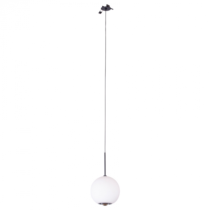 Pendente Casual Light Studioluce Linse Preto 8 watts 3000K Ø150x270mm PD1714PT
