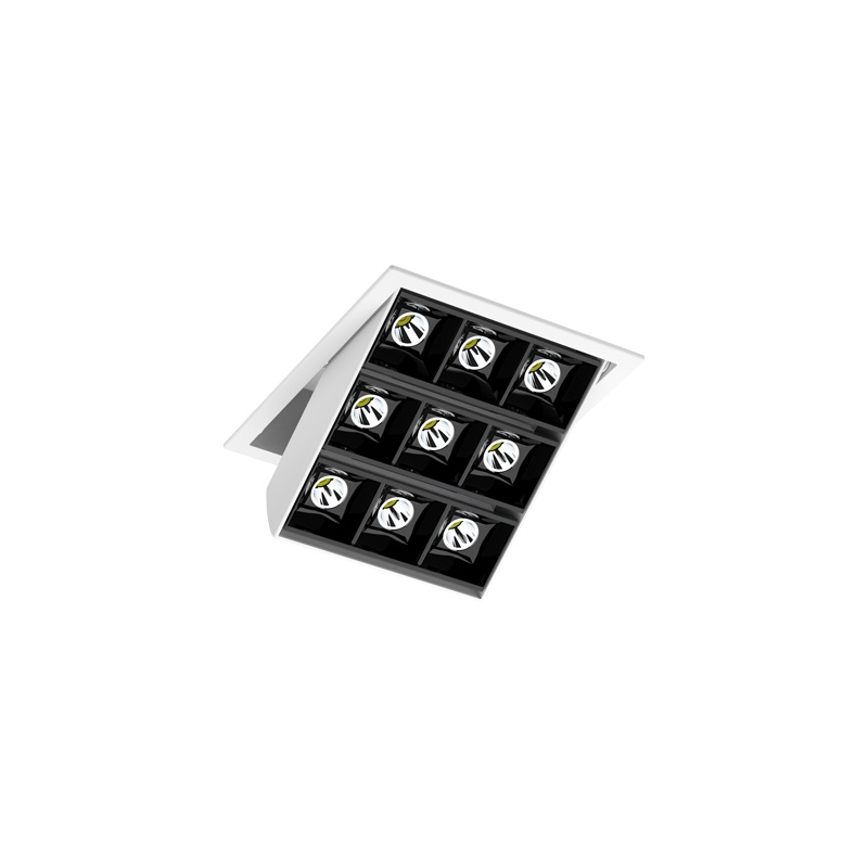Luminária de Embutir Interlight Picco Pro Orientável 20 watts IRC95 Bivolt 110x100x47mm 4599