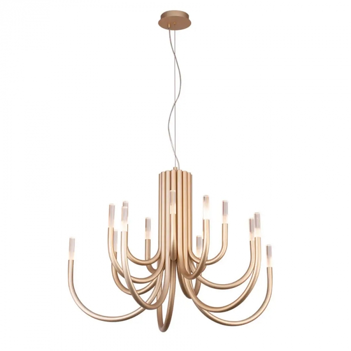  Pendente Casual Light Studioluce Cissy Dourado 59 watts 3000K Ø850x595mm PD1510