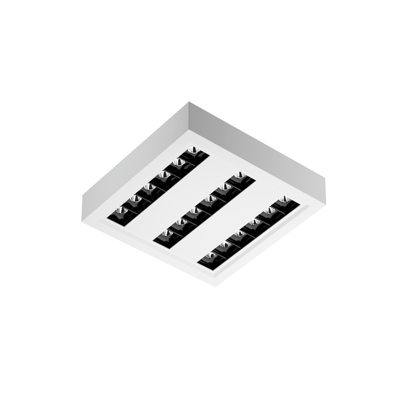 Luminária de Sobrepor Interlight Picco Orientável 20 watts IRC90 Bivolt 200x200x41mm 2785