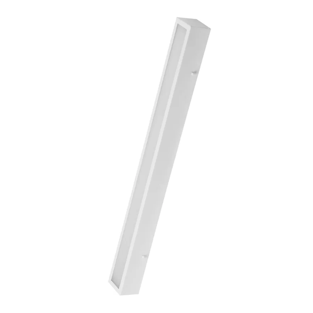 Luminária Retangular Sobrepor Slim Belly Iluminação Alumínio 1L T8 1200mm L-400/2