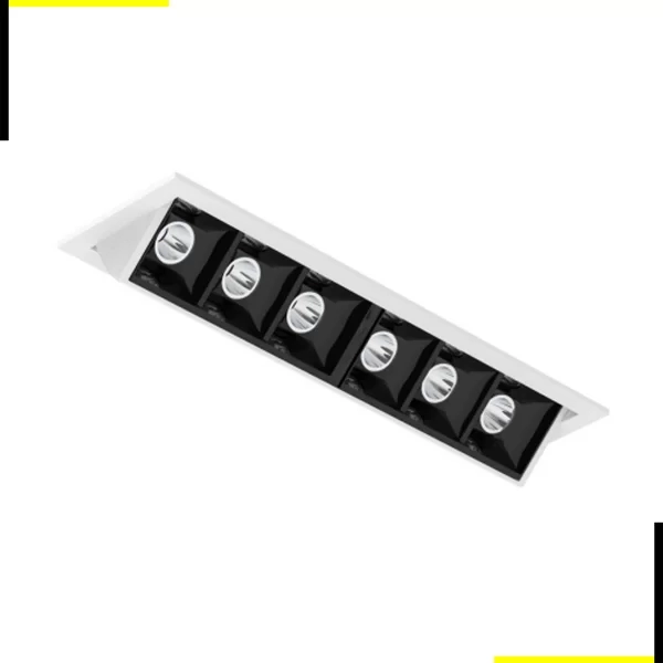 Luminária de Embutir Interlight Picco Home Orientável 14 watts IRC90 Bivolt 178,5x52x43mm 4583