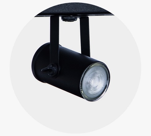 Spot Sobrepor Belly Iluminação MR11/MR16 GU10 Sem Canopla para Perfilado EP-A