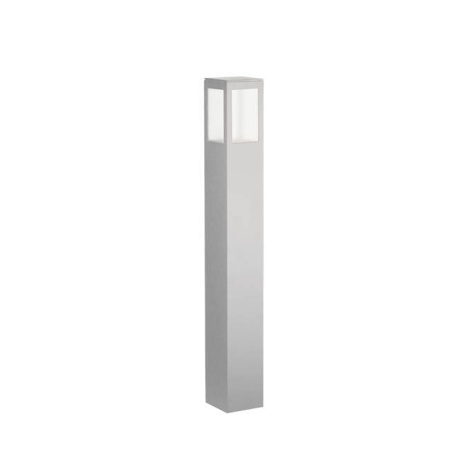 Poste Balizador Germany Garten Alumínio e Vidro Pontilhado 1L E27 IP54 500mm 14100100