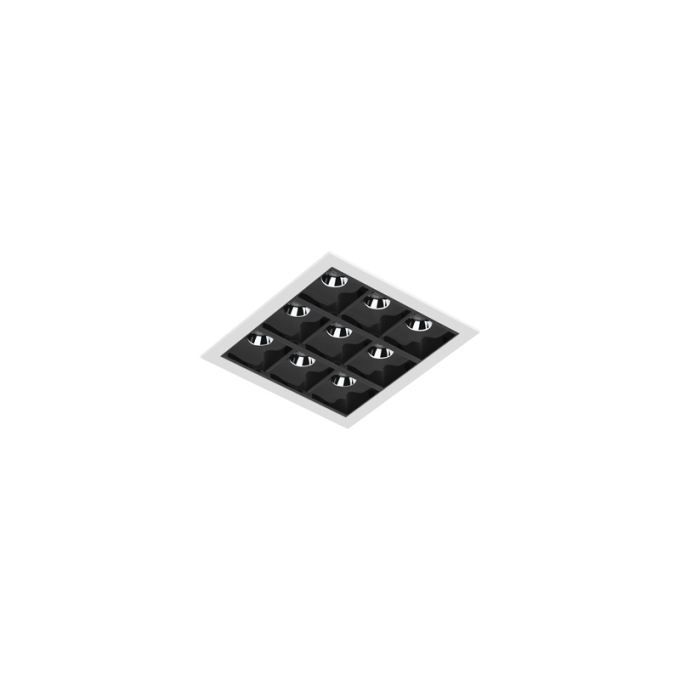 Luminária de Embutir Interlight Picco 21 watts IRC90 Bivolt 102x94x34mm 4994