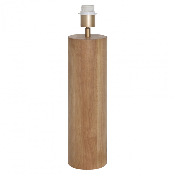 Base de Abajur Casual Light Studioluce Indira Madeira 1L E27 400xØ120mm BA019MD