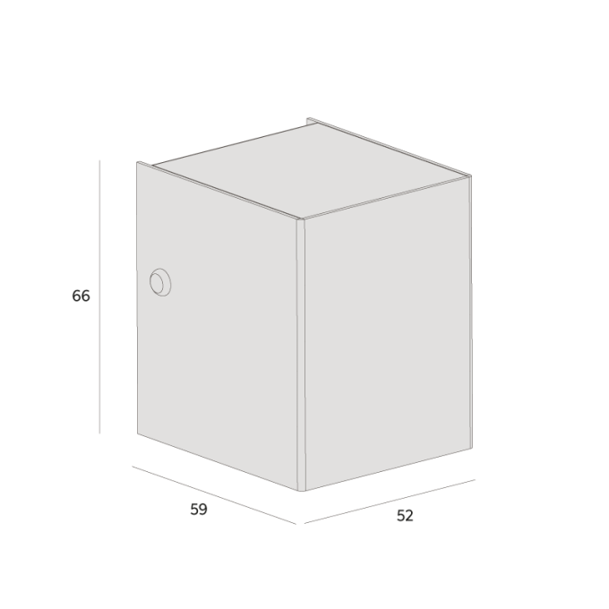 Arandela Interlight Picco Pontual 3 watts IRC90 Bivolt 59x52x66mm 4781