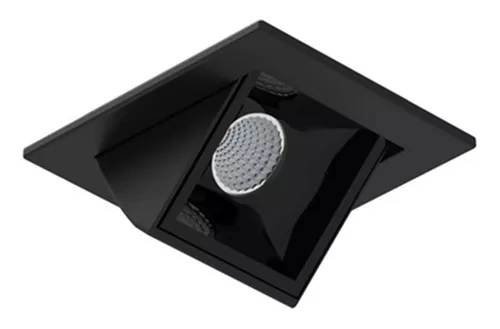Luminária de Embutir Interlight Picco Home Orientável 3 watts IRC90 Bivolt 49x49x43mm 4581