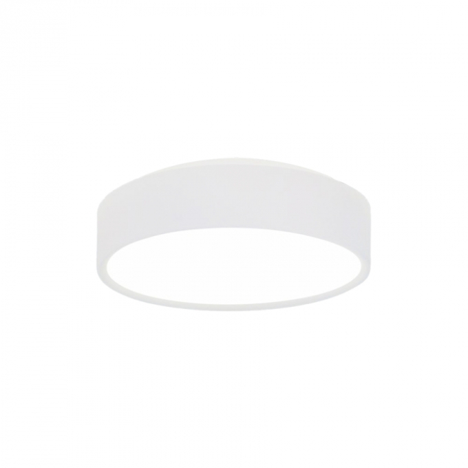Plafon Usina Clear Branco 4L E27 Ø440X110mm 4050/42