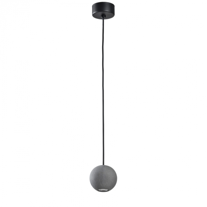 Pendente Casual Light Studioluce Somut Concreto e Cinza 4 watts 3000K Ø70mm PD1613
