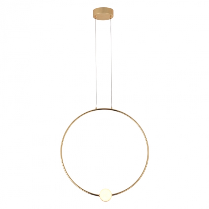 Pendente Casual Light Studioluce Allure Dourado 10 watts 3000K Ø500mm PD1701DO