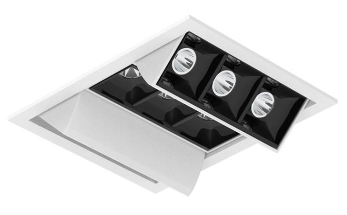 Luminária de Embutir Interlight Picco Home Orientável 21 watts IRC90 Bivolt 121x99,5x43mm 4584