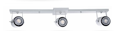 Spot Tipo Trilho Fixo Belly Iluminação Alumínio Canopla 800mm 3L E27 E-071/3