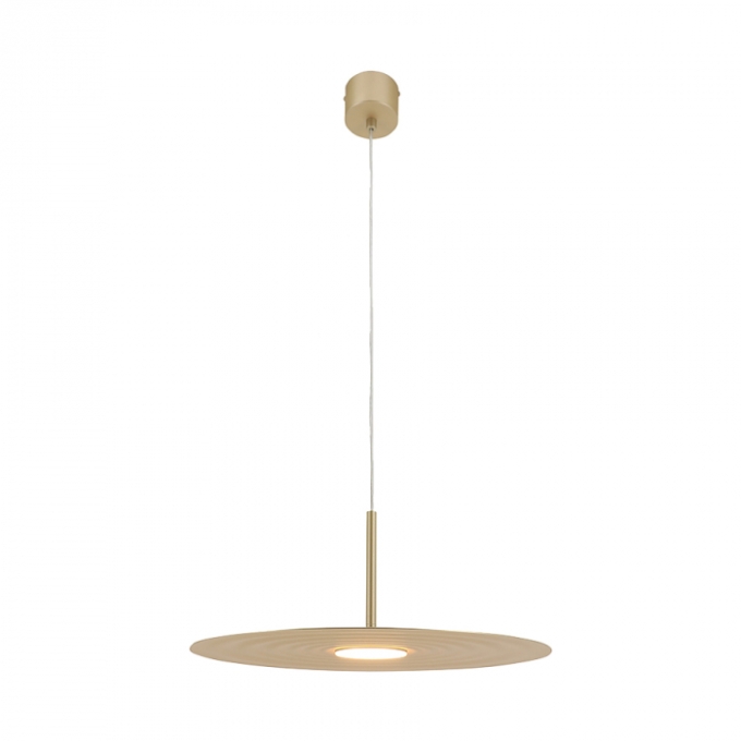 Pendente Casual Light Studioluce Disco Dourado 7 watts 3000K Ø400x167mm PD1802DO