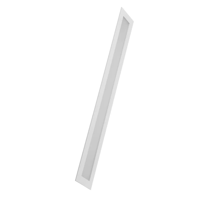 Luminária Retangular Embutir Slim Plana Belly Iluminação 2L T8 1200mm L-200/4